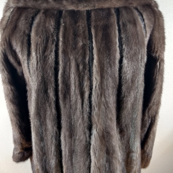 Felix Presburger Vintage Authentic Mink Fur And Leather Coat O/S - Picture 7 of 7